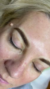 Eyebrow Tattoo result by Graceful Lash Extensions in Sturgeon Bay, WI