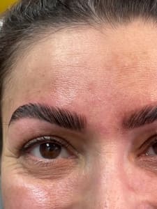 Eyebrow Tattoo result by Gracen Style Beauty Salon in Woodbridge, NJ