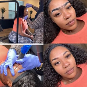 Eyebrow Tattoo result by Grand Luxe Studio Paramedical Tattooing Semi Permanent Makeup in Laurelton, NY