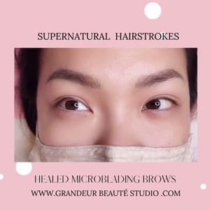 Eyebrow Tattoo result by Grandeur Beauté Studio - Cosmetic Permanent Makeup in King Of Prussia, PA