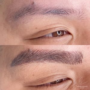 Eyebrow Tattoo result by Grandeur Beauté Studio - Cosmetic Permanent Makeup in King Of Prussia, PA