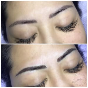 Eyebrow Tattoo result by Grandeur Ink & Esthetics Lashes in Seattle, WA