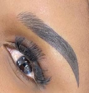 Eyebrow Tattoo result by Great Brow Solutions in Long Beach, CA