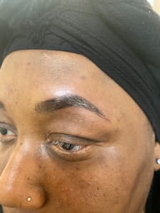 Eyebrow Tattoo result by Great Brow Solutions in Long Beach, CA