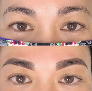 Eyebrow Tattoo result by Great Brow Solutions in Long Beach, CA