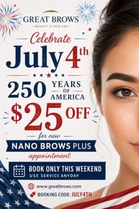 Eyebrow Tattoo result by GREAT BROWS in Lakeland, FL