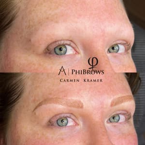 Eyebrow Tattoo result by Great Brows Microblading in San Antonio, TX