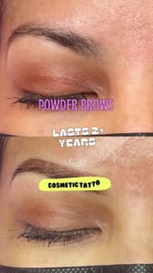 Eyebrow Tattoo result by Greatest Lashes & Skin in Greenacres, FL