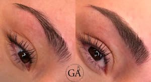 Eyebrow Tattoo result by Greter Alonso Beauty Studio & Academy in Albuquerque, NM