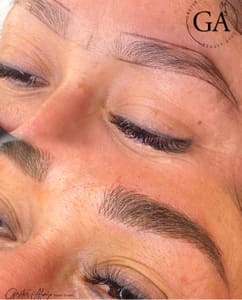 Eyebrow Tattoo result by Greter Alonso Beauty Studio & Academy in Albuquerque, NM
