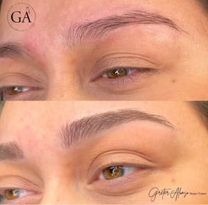 Eyebrow Tattoo result by Greter Alonso Beauty Studio & Academy in Albuquerque, NM