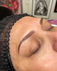 Eyebrow Tattoo result by Guapa Ink , Permanent Make up in Henrico, VA