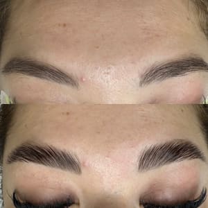 Eyebrow Tattoo result by Gulf Coast Beauty in Foley, AL