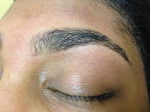 Eyebrow Tattoo result by Guras Eyebrows Threading & Microblading in Dallas, TX