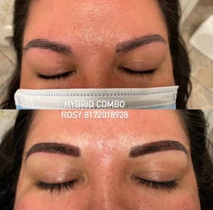 Eyebrow Tattoo result by Guras Eyebrows Threading & Microblading in Dallas, TX