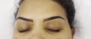 Eyebrow Tattoo result by Guras Eyebrows Threading & Microblading in Dallas, TX