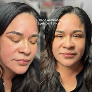 Eyebrow Tattoo result by H Babe Aesthetics in Mission Viejo, CA