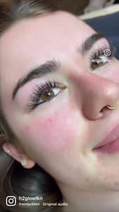 Eyebrow Tattoo result by H2Glow Brow & Skin Inc. in Huntersville, NC