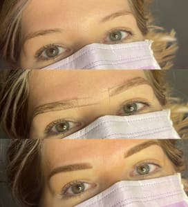 Eyebrow Tattoo result by Habit Permanent Cosmetics and Lash Lounge (Jefferson City MO) in Jefferson City, MO
