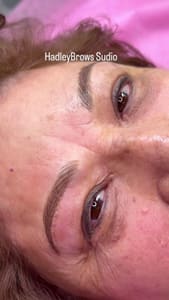 Eyebrow Tattoo result by HadleyBrows Studio in Saginaw, MI