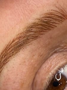 Eyebrow Tattoo result by HadleyBrows Studio in Saginaw, MI