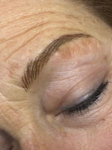 Eyebrow Tattoo result by HadleyBrows Studio in Saginaw, MI