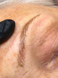 Eyebrow Tattoo result by HadleyBrows Studio in Saginaw, MI