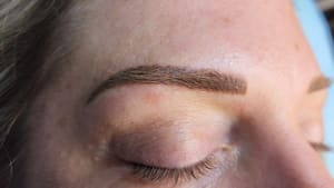 Eyebrow Tattoo result by Haidie's Studio in Houston, TX