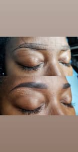 Eyebrow Tattoo result by Haidie's Studio in Houston, TX