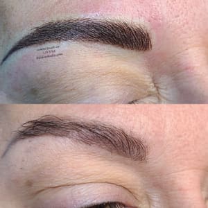 Eyebrow Tattoo result by Haidie's Studio in Houston, TX