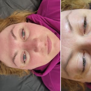 Eyebrow Tattoo result by Hailey Thaine Esthetics in Elizabethtown, KY