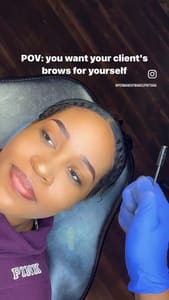 Eyebrow Tattoo result by Hair Brow Boss - Taries Beauty Lounge in Daytona Beach, FL