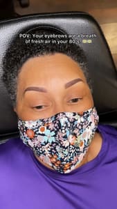 Eyebrow Tattoo result by Hair Brow Boss - Taries Beauty Lounge in Daytona Beach, FL
