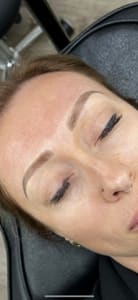 Eyebrow Tattoo result by Hairstrokes by Ellie Semi-Permanent Makeup in Merced, CA