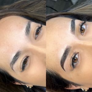Eyebrow Tattoo result by Hairstrokes by Ellie Semi-Permanent Makeup in Merced, CA