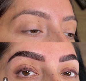 Eyebrow Tattoo result by Hairy Little Things Costa Mesa in Costa Mesa, CA