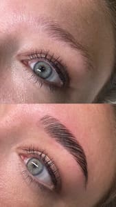 Eyebrow Tattoo result by Haley Beauty in Frisco, TX
