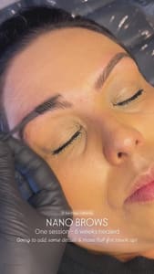 Eyebrow Tattoo result by Haley Carmody Artistry in La Jolla, CA