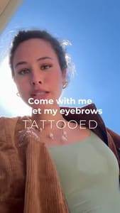 Eyebrow Tattoo result by Haley Carmody Artistry in La Jolla, CA