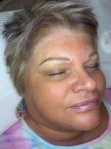 Eyebrow Tattoo result by Haley Wiseman, Esthetician in Ashland, KY