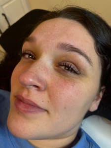 Eyebrow Tattoo result by Haley Wiseman, Esthetician in Ashland, KY