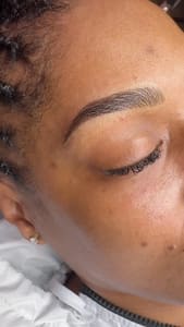 Eyebrow Tattoo result by Hana Lash & Brows in Sugar Land, TX