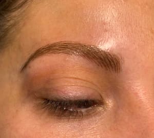 Eyebrow Tattoo result by Handmade Brows in Costa Mesa, CA