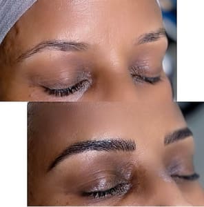 Eyebrow Tattoo result by Handmade Brows in Costa Mesa, CA