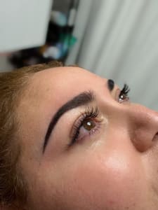 Eyebrow Tattoo result by Hani Lash and Brow Studio in San Pablo, CA