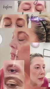 Eyebrow Tattoo result by Hanna Beauty Studio in Clearwater, FL