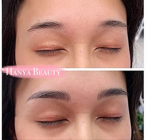 Eyebrow Tattoo result by Hanya Beauty Permanent Makeup in La Jolla, CA