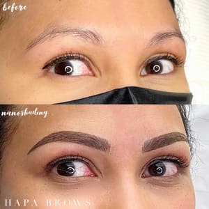 Eyebrow Tattoo result by Hapa Brows in Mililani, HI
