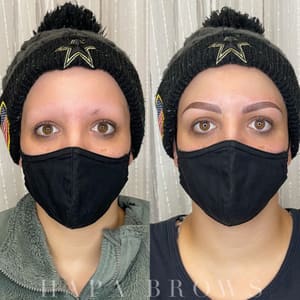 Eyebrow Tattoo result by Hapa Brows in Mililani, HI