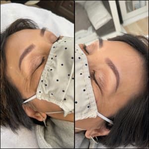 Eyebrow Tattoo result by Happily Beautiful Makeup Artistry & Skin Studio in Yuba City, CA